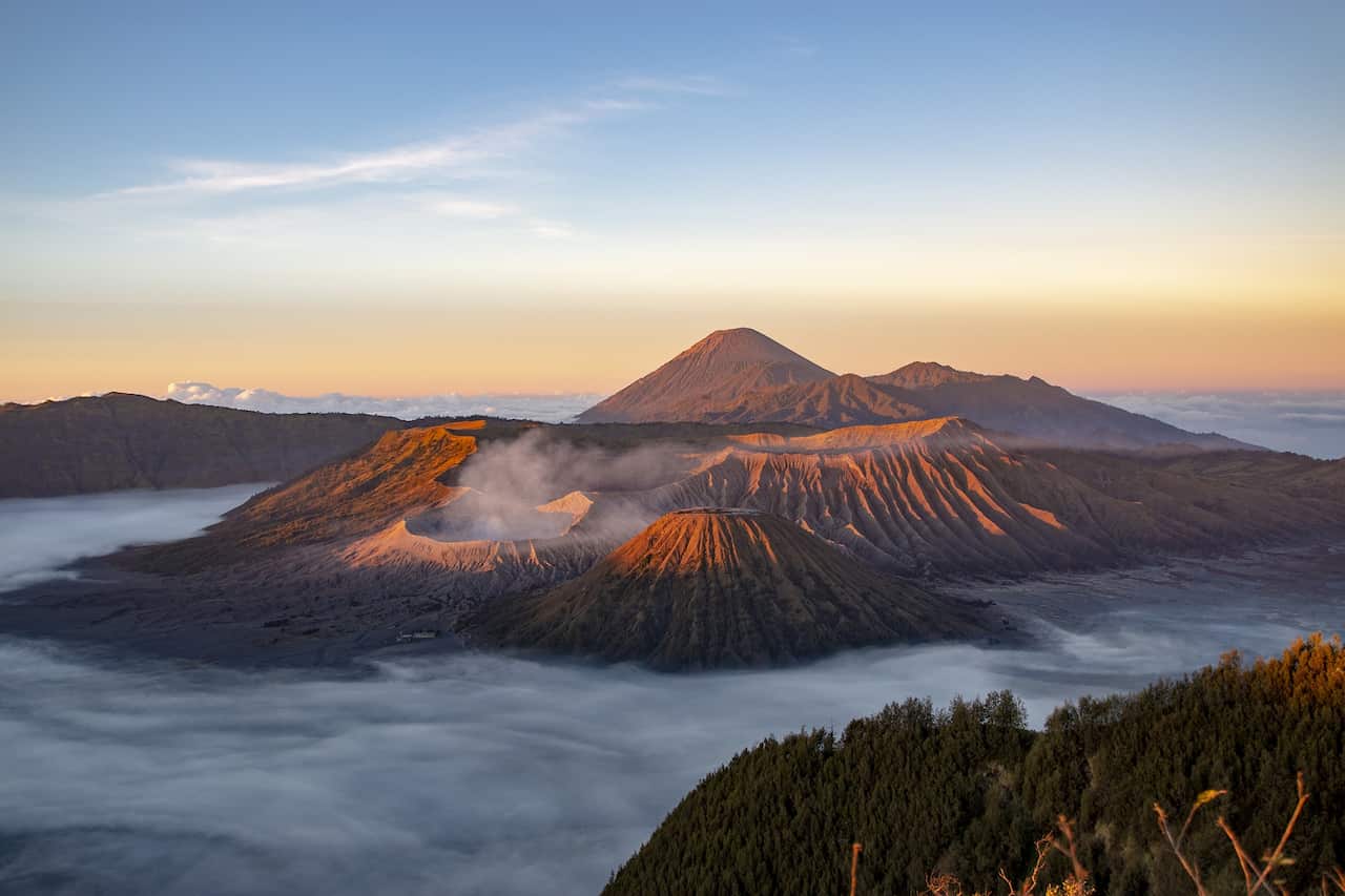 Indonesian volcano