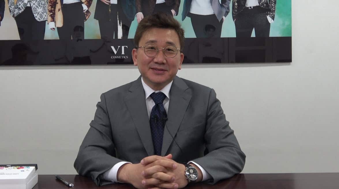 Woo Hyung Ahn, the vice president of VT Cosmetics