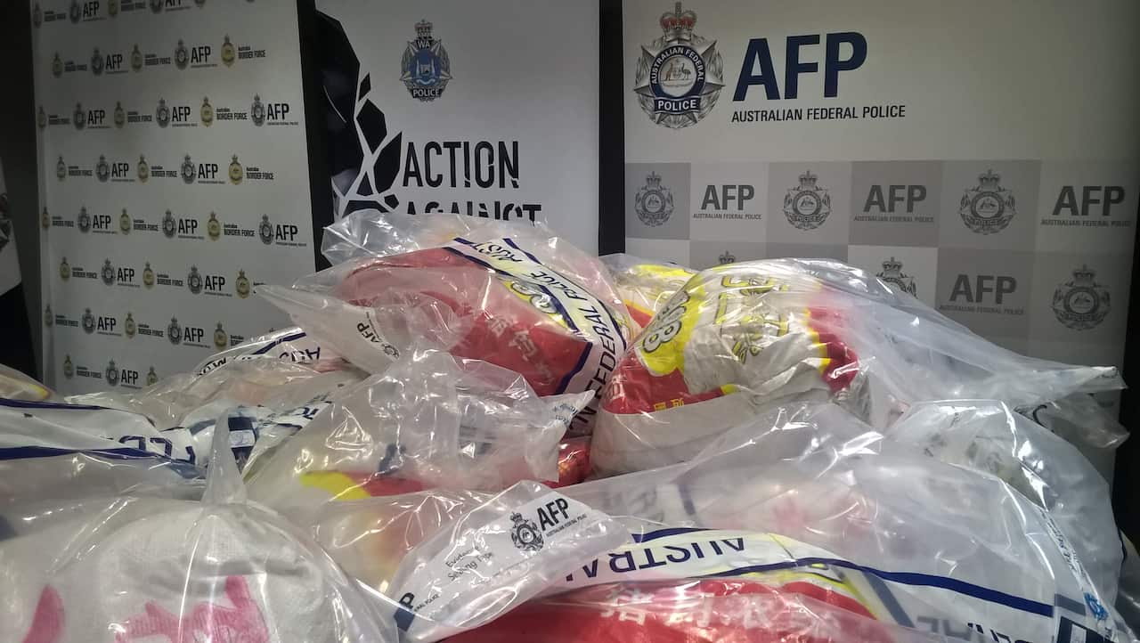 Record methamphetamine seizure in WA