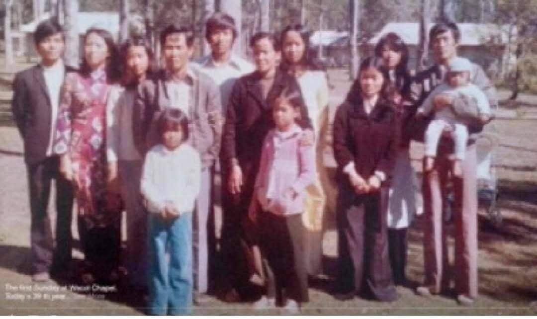 Lúc mới đến Wacol, Brisbane, tháng 8 năm 1975