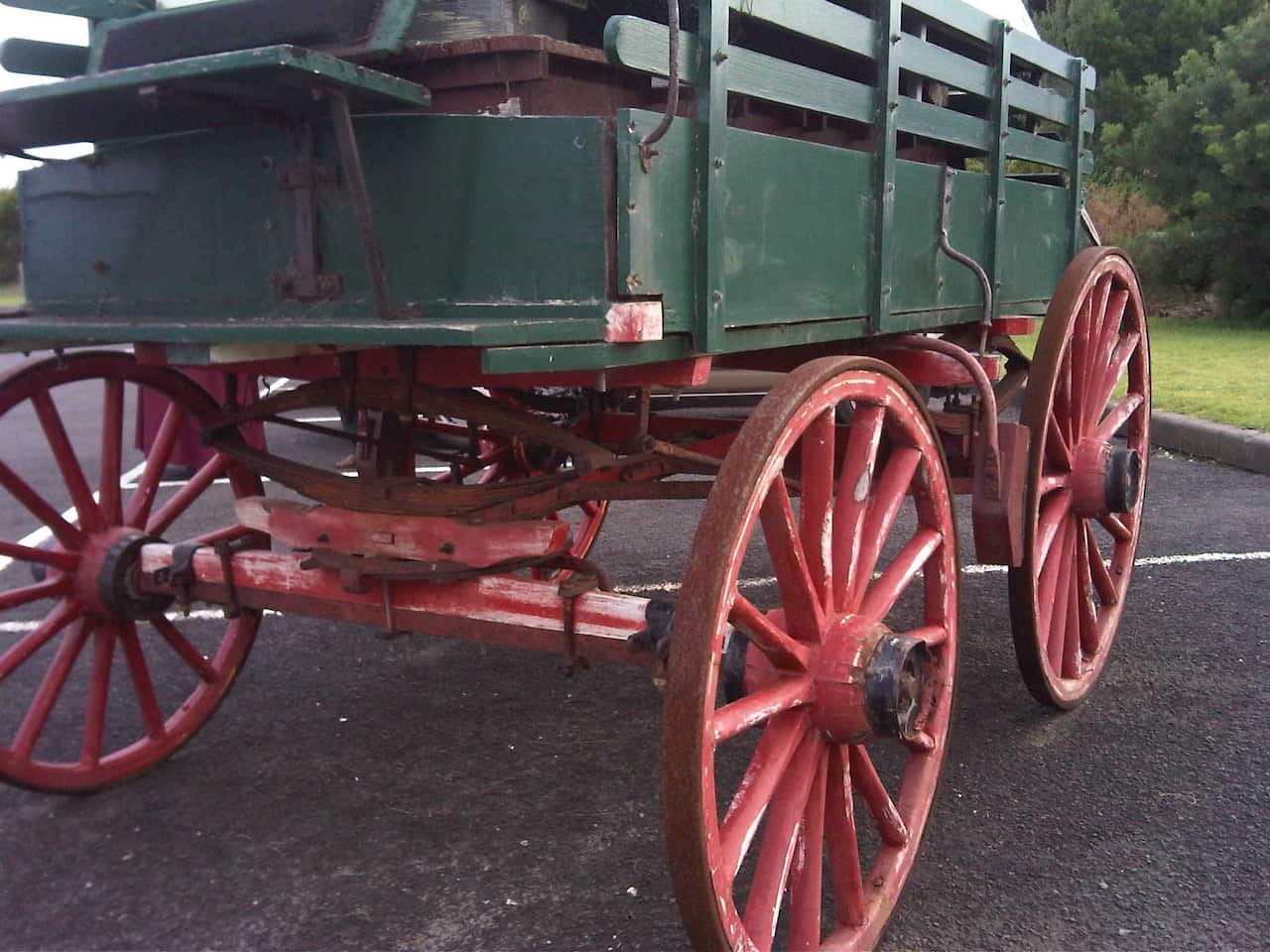 The fully restored wagon, believed to be Pooran Singh's, which is on display at Warrnambool Maritime Museum