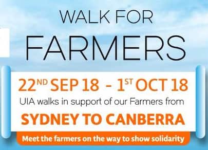 Walk for farmers
