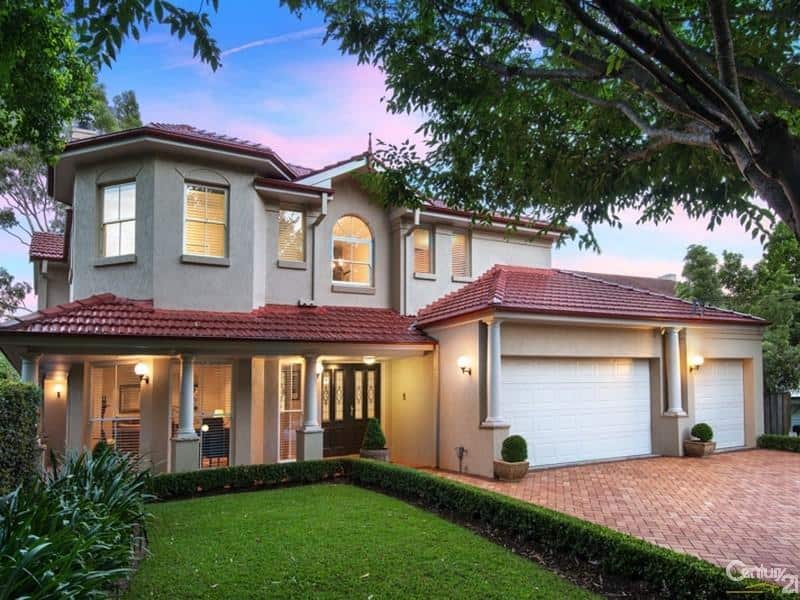 A house in Warrawee is on sale