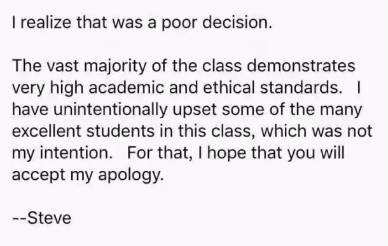 ANU lecturer causes anger over "do not cheat" writings in Chinese