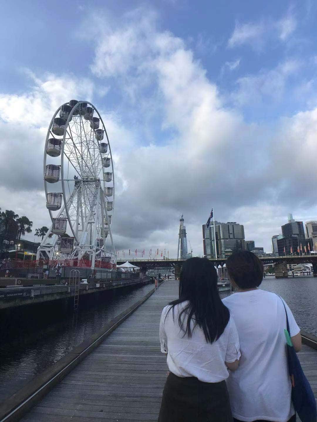 Charlotte and her patterner 