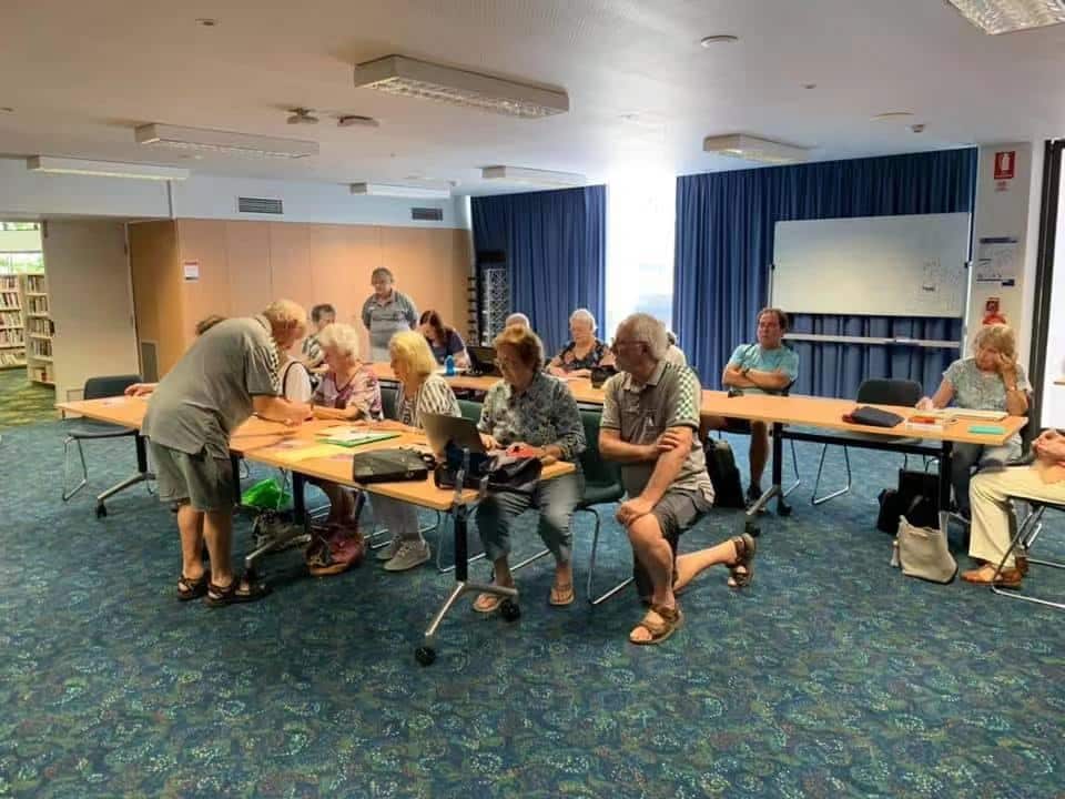 2020年2月在图书馆的一次Be connected培训