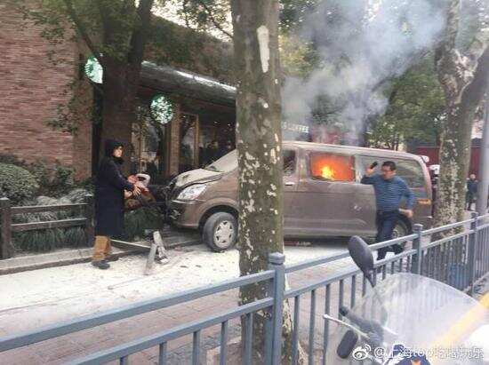 At least 18 people injured after car slams into pedestrians in Shanghai