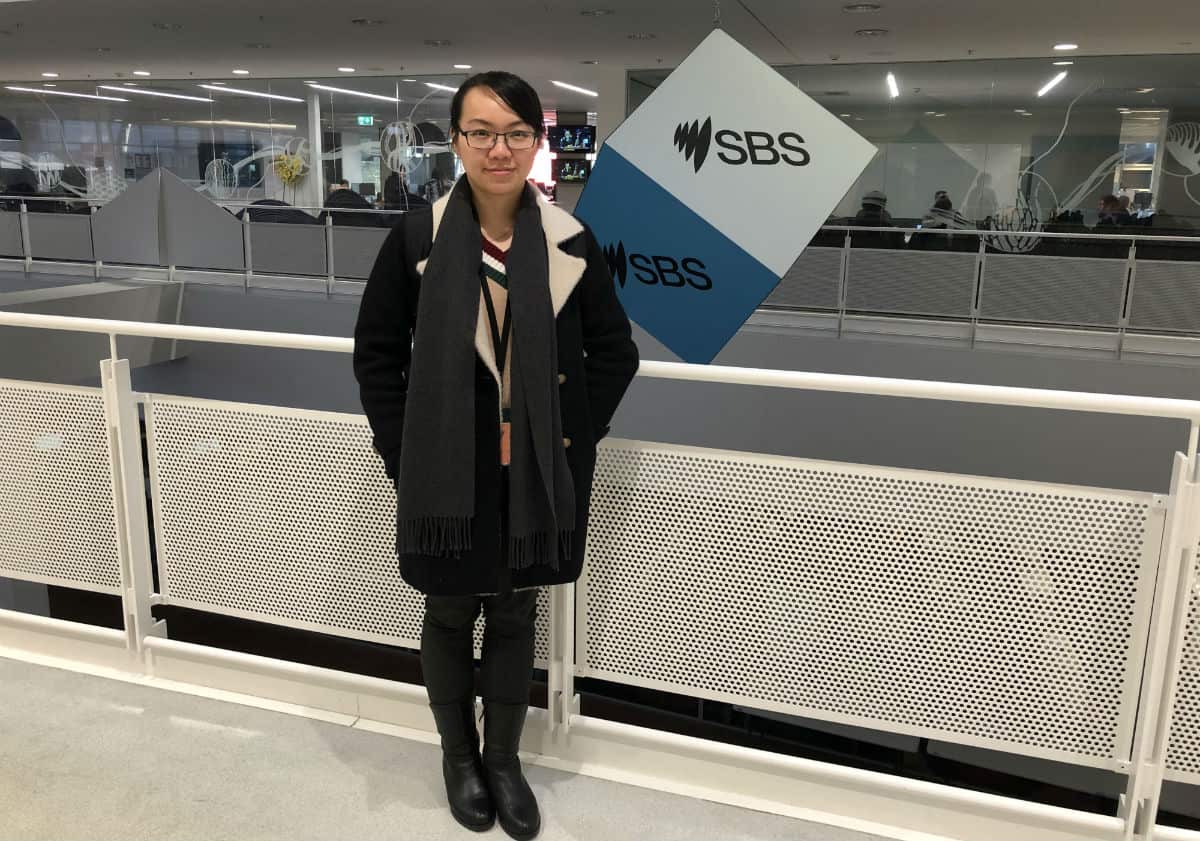 Wendy Mo visiting SBS
