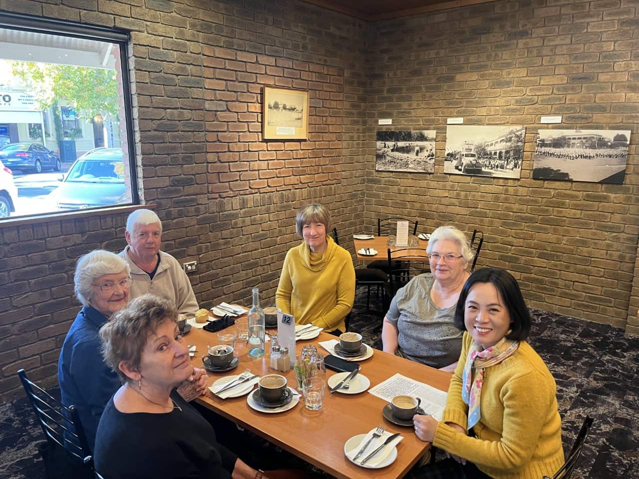 Jay Song with the Wentworth Historical Society