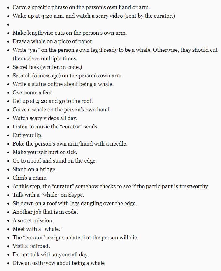 Blue Whale Challenge