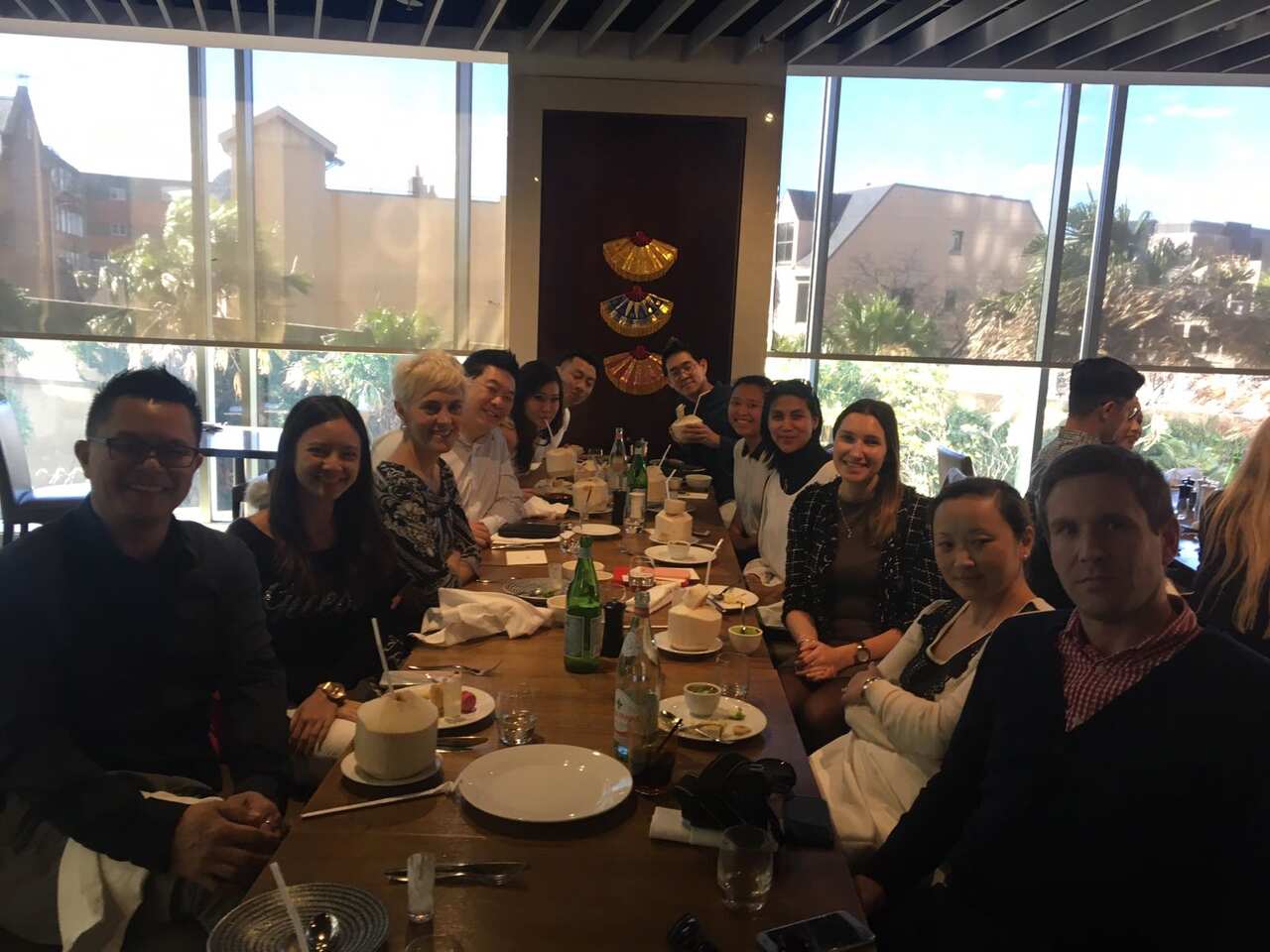 Alyssa Jackson, Communications Executive Shangri-La Hotel Sydney, Miriam Tulevski from "Wonderful Indonesia" with guests from Food Festival "Taste of Indonesia "