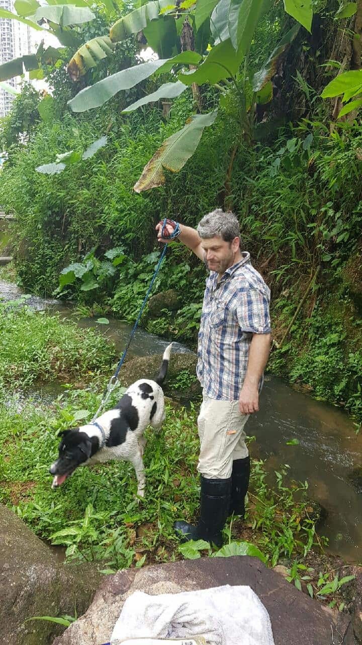 Tim learnt Cantonese in Hong Kong. 