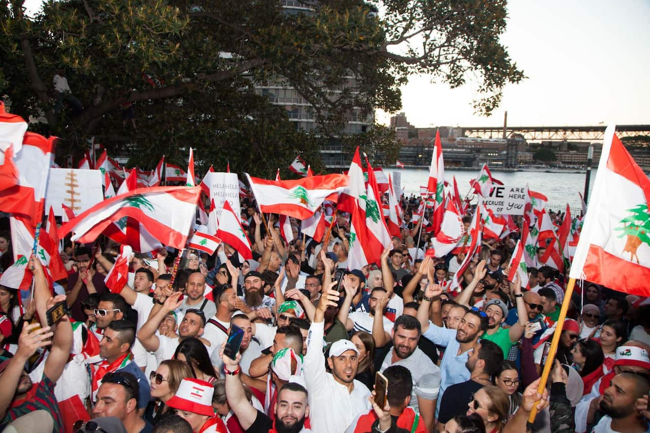 Lebanese Sydney protest