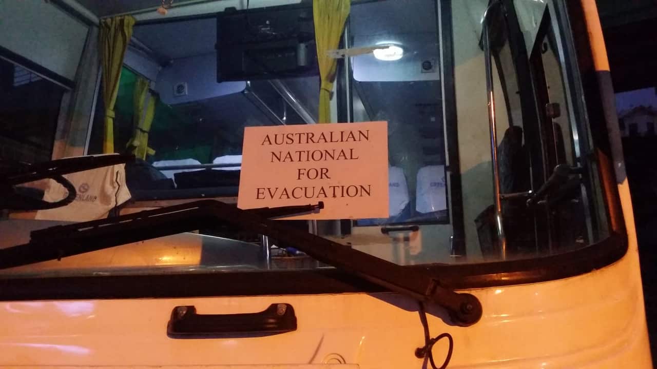 Charter flight from India