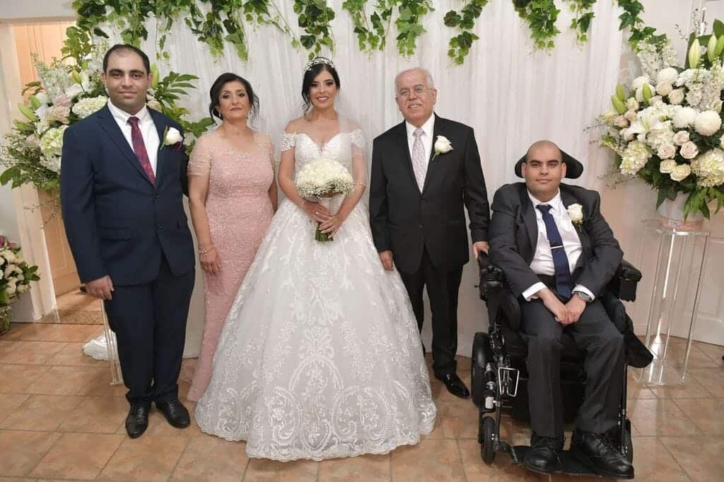 Foud Noman Al khoury with the family