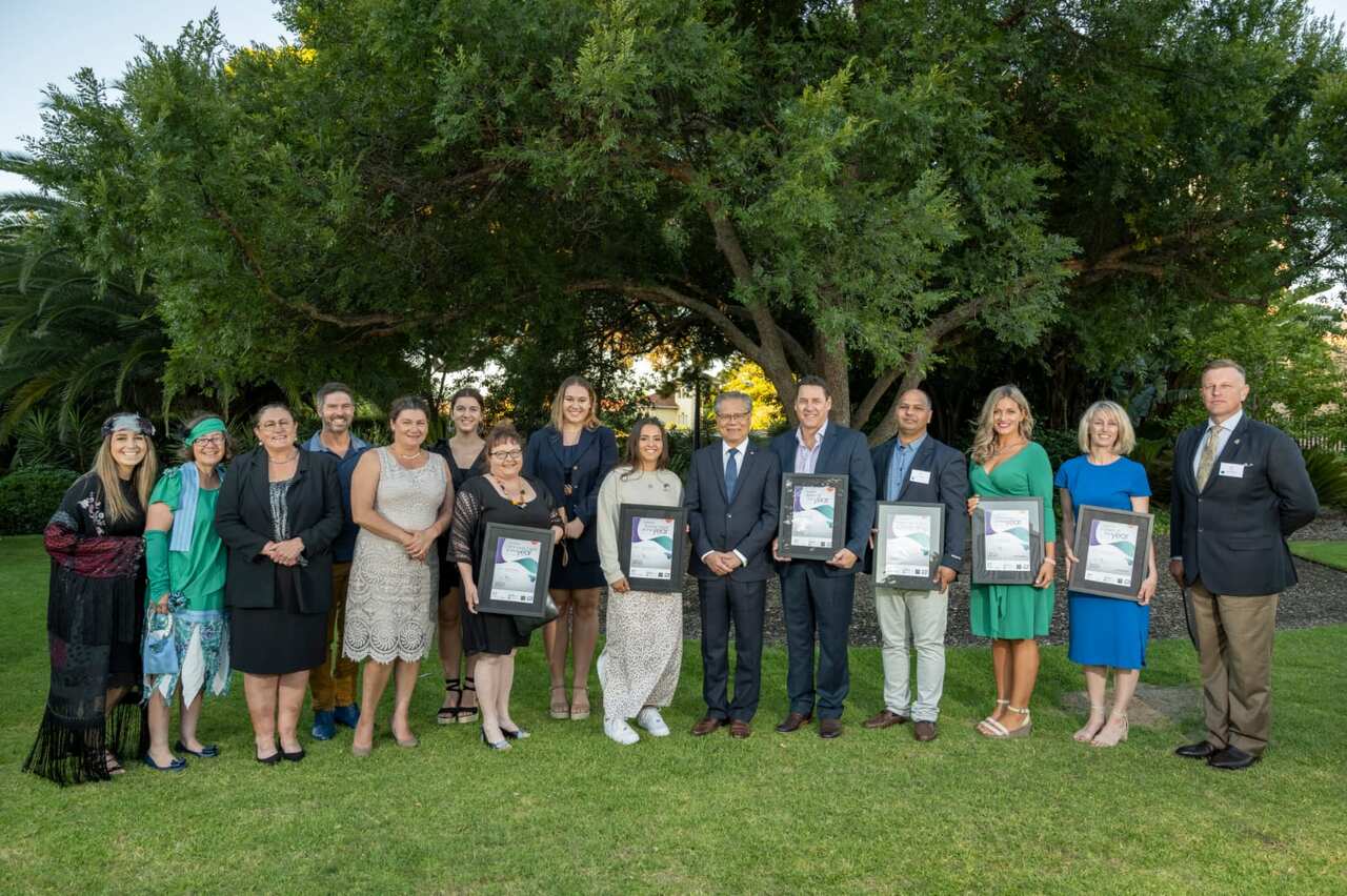 The Australia Day award recipients at the Government House on Monday 18 January.