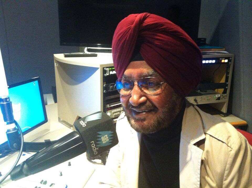 Gill Surjit at SBS Studios, Melbourne