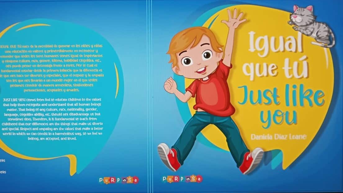 "Just like You- Igual que tú", book by Colombian Daniela Diaz.