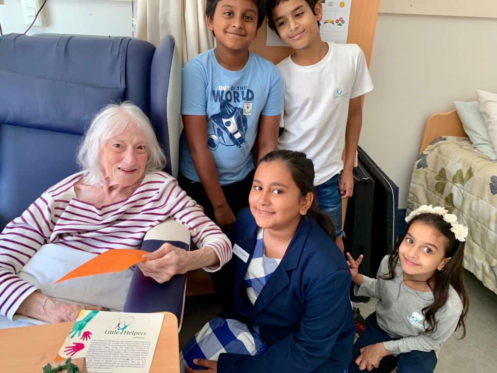 Littler helpers on the run