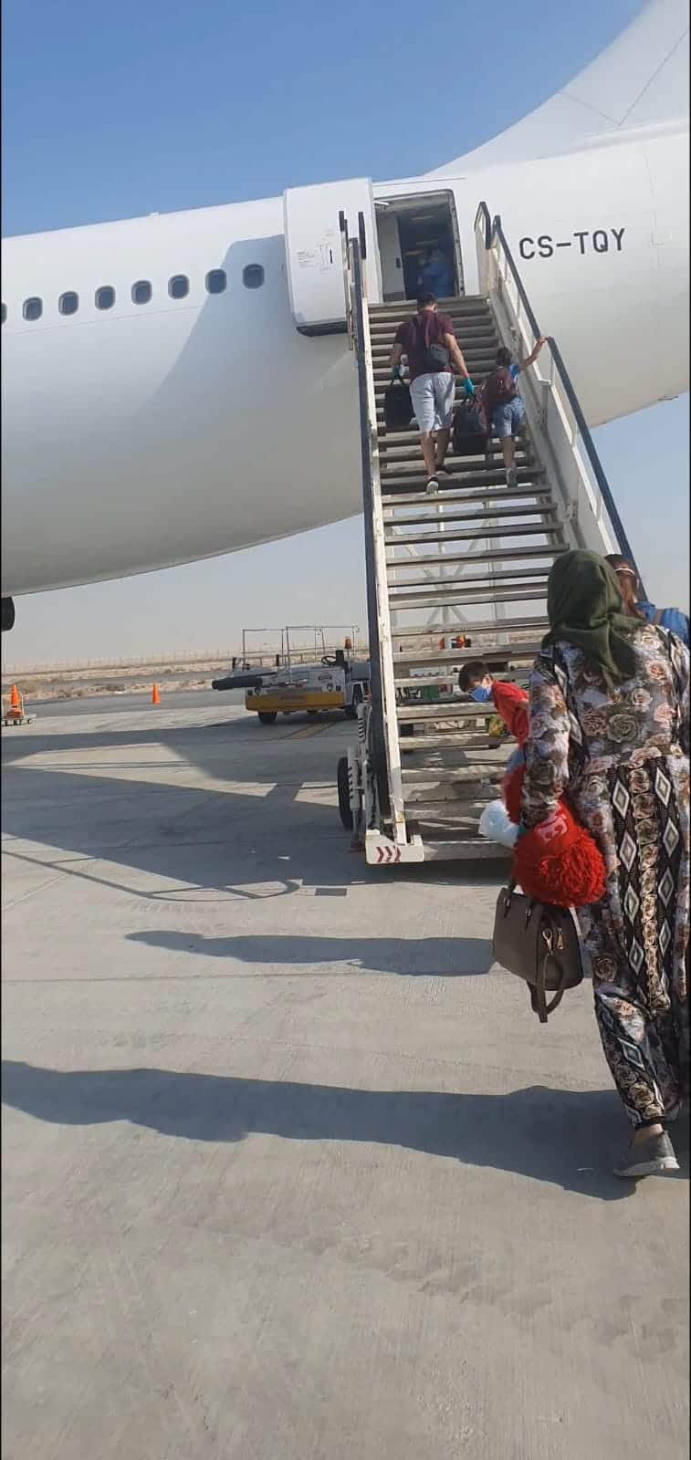 Leaving Kabul was not an easy task for Australian citizen Iman.