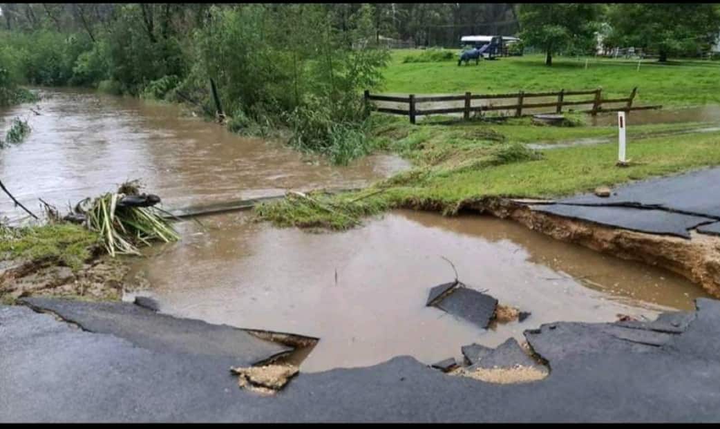 Mogo floods, December 2021.