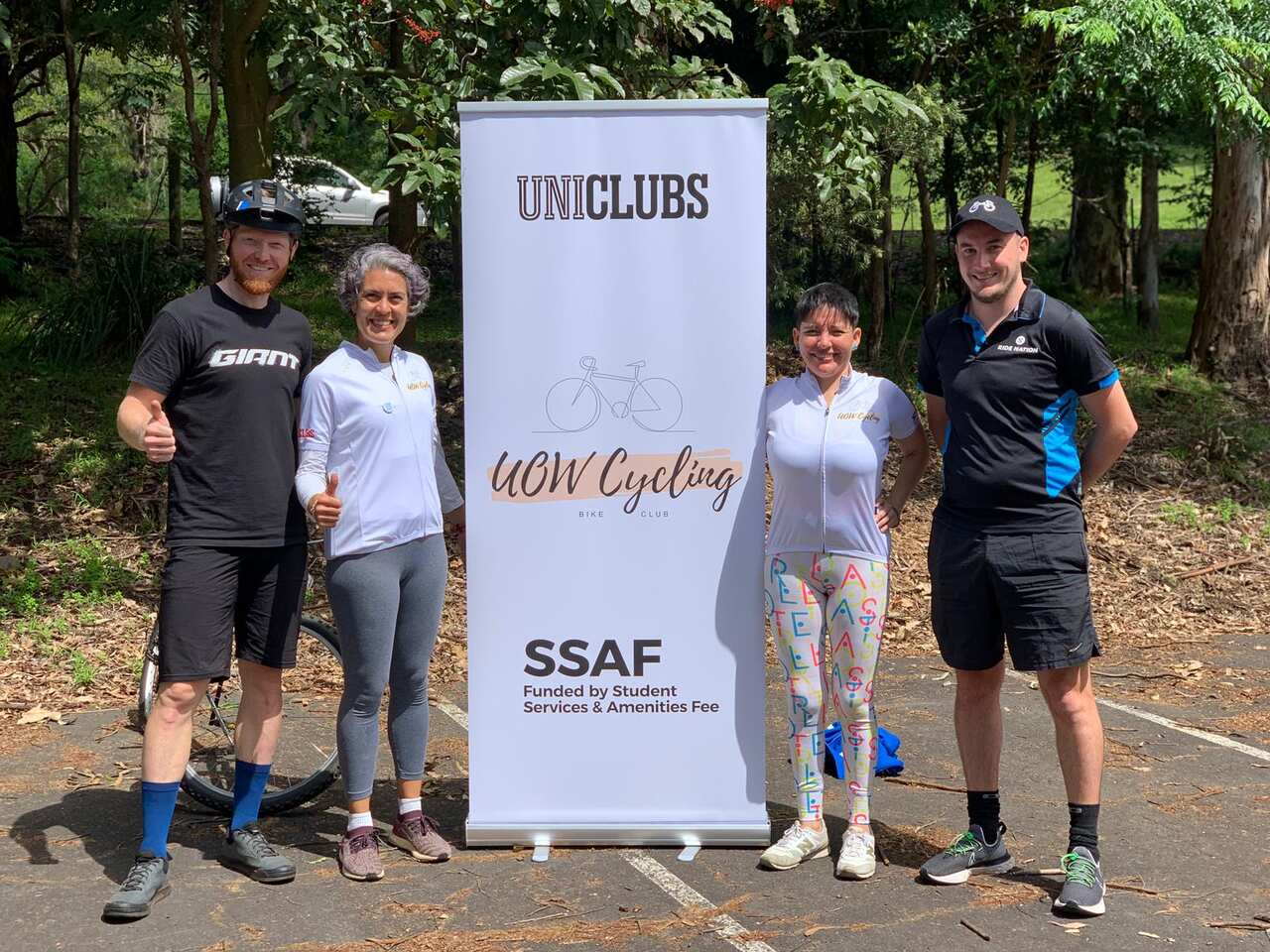 University of Wollongong Cycling Club Bike Riders