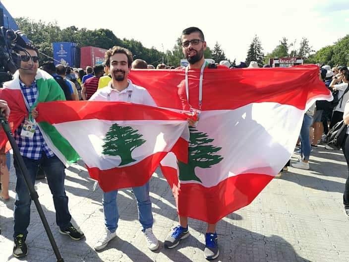 Lebanese Fans in Russia