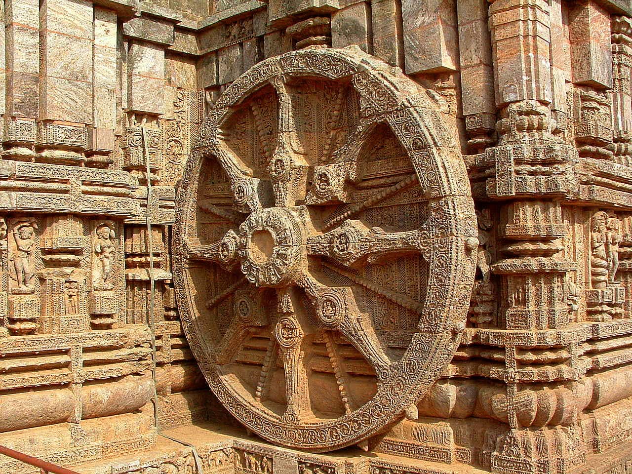 Wheel of Konark Temple 
