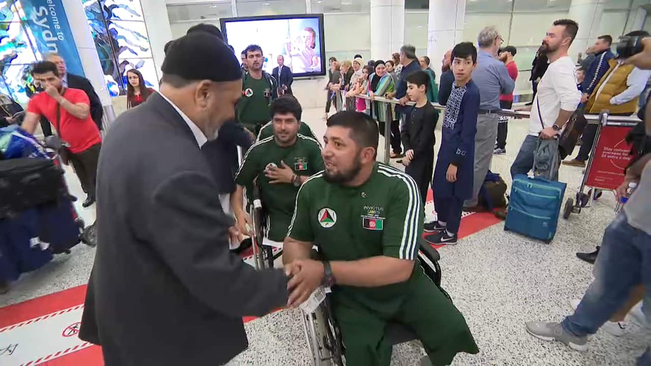 Afghan team arrives for 2018 Invictus Games Sydney