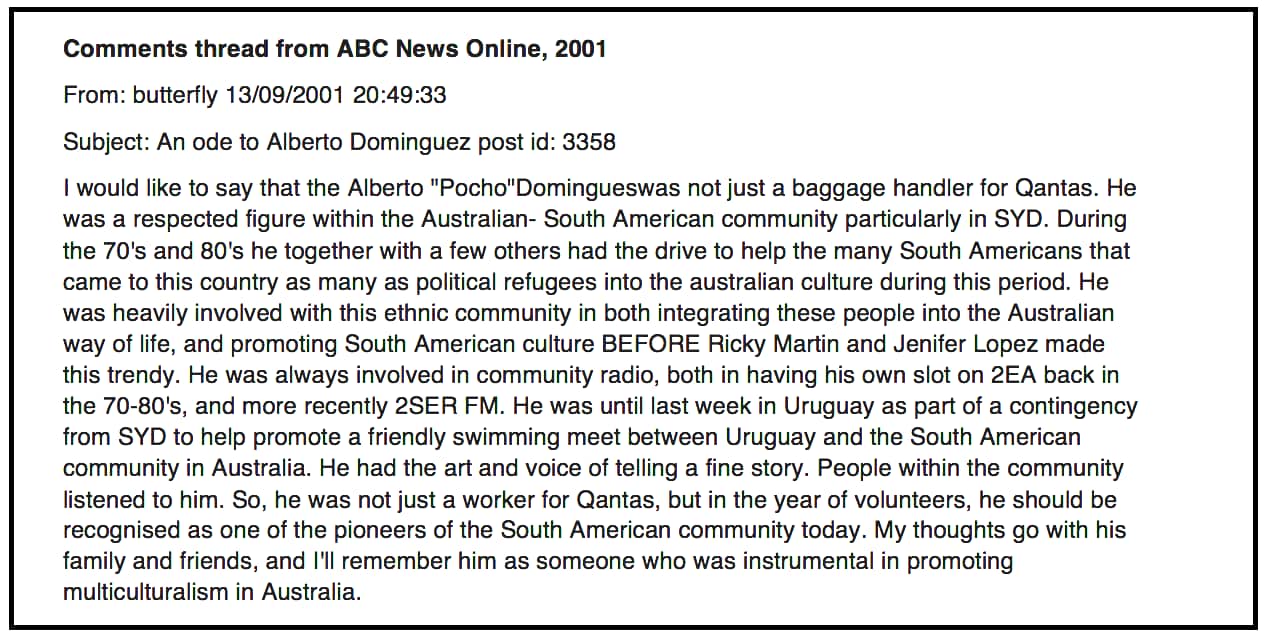 ABC Online Comment, 2001 