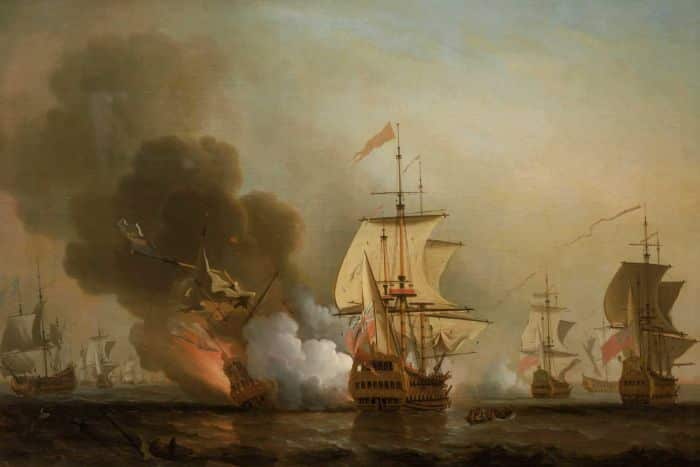 Galeón San José en una pintura del siglo XVIII