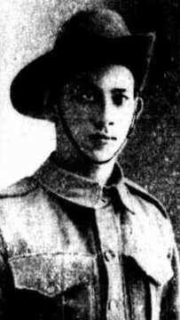 Chinese ANZAC soldier William George Lampan