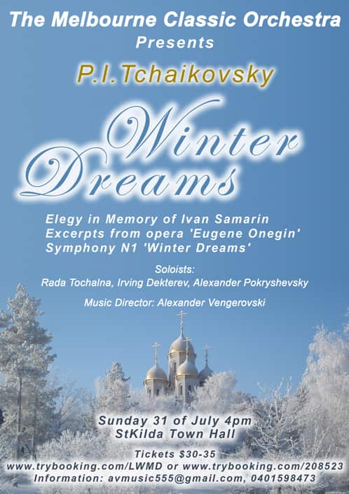 Winter Dreams Concert poster