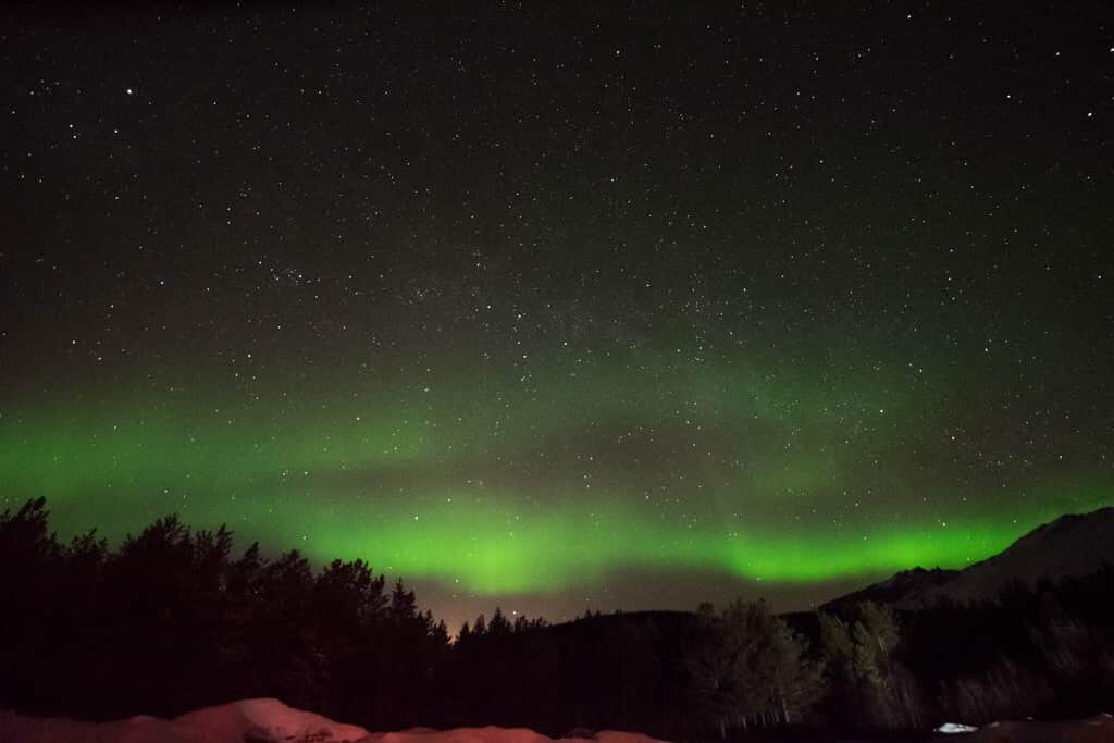 Iceland, polar light