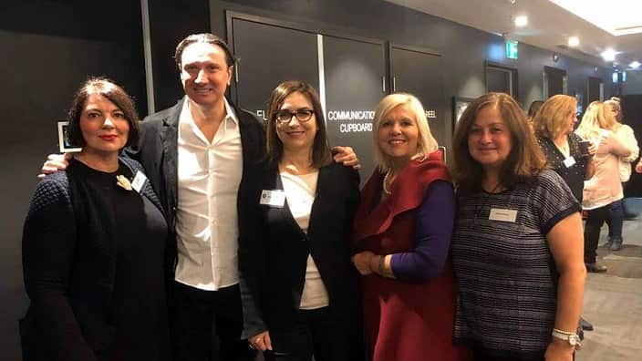 At the 1st Women's Forum, of the Greek Community of Melbourne. 