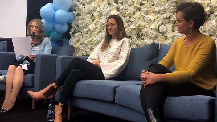 At the 1st Women's Forum, of the Greek Community of Melbourne. 