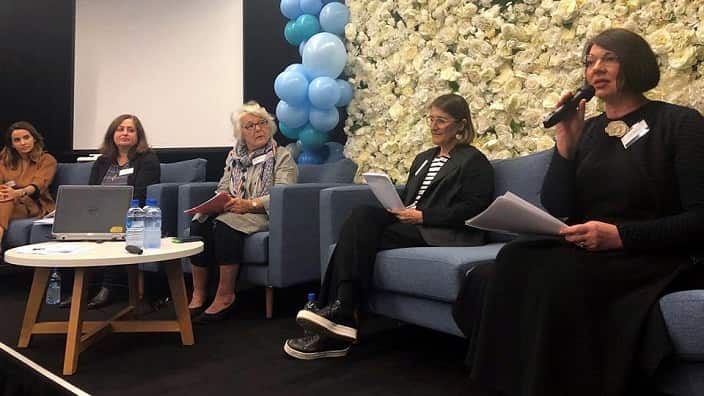 At the 1st Women's Forum, of the Greek Community of Melbourne. 