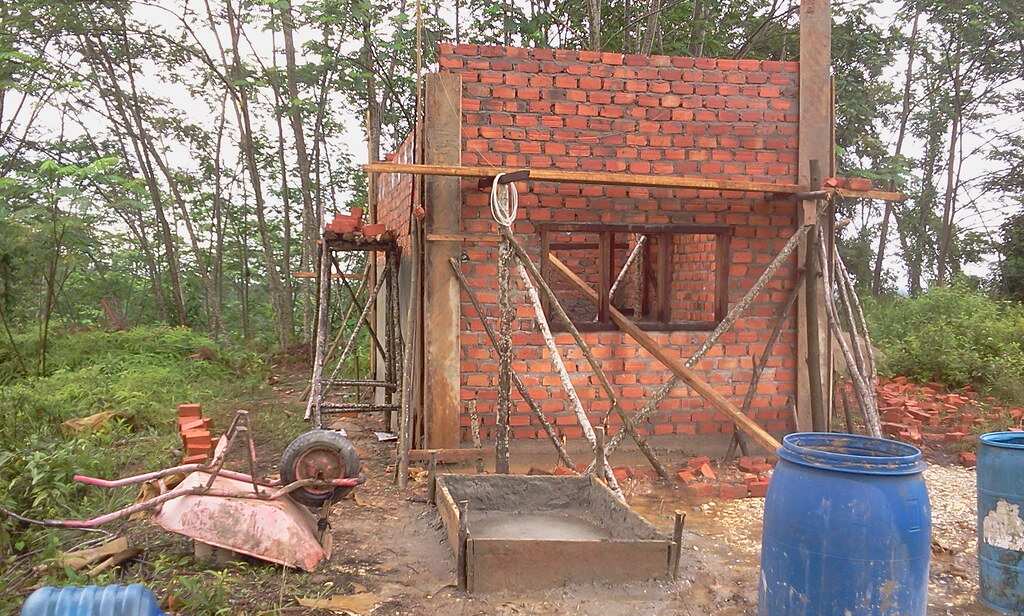 This studio and a nearby tower and satellite facilitate the operation a radio station called Radio Benor for the marginalised Orang Rimba community.