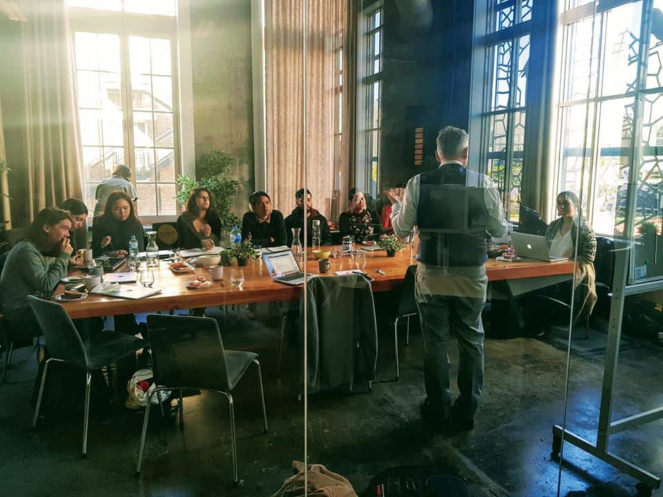 The writers room at the 'Behind Closed Doors' initiative