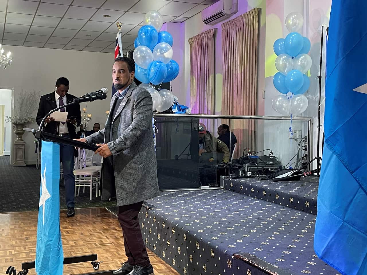 Fowzi Abdiqadir in Somali Independence Day celebrations, Melbourne..