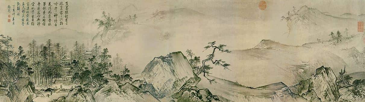 西山清远图局部-夏圭