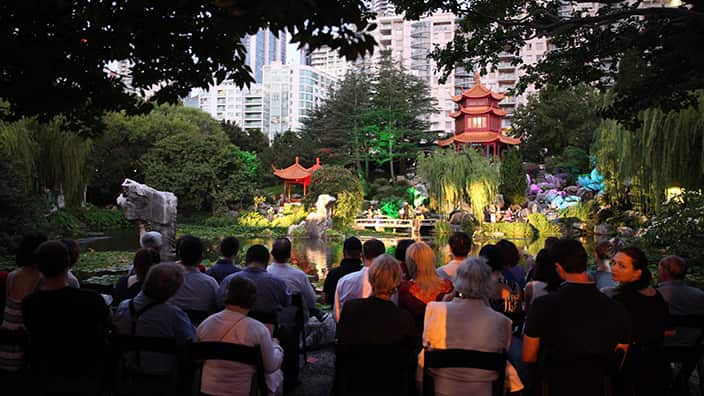 chinese garden concert