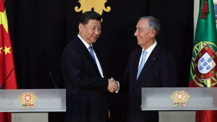 Marcelo Rebelo de Sousa, Xi Jinping
