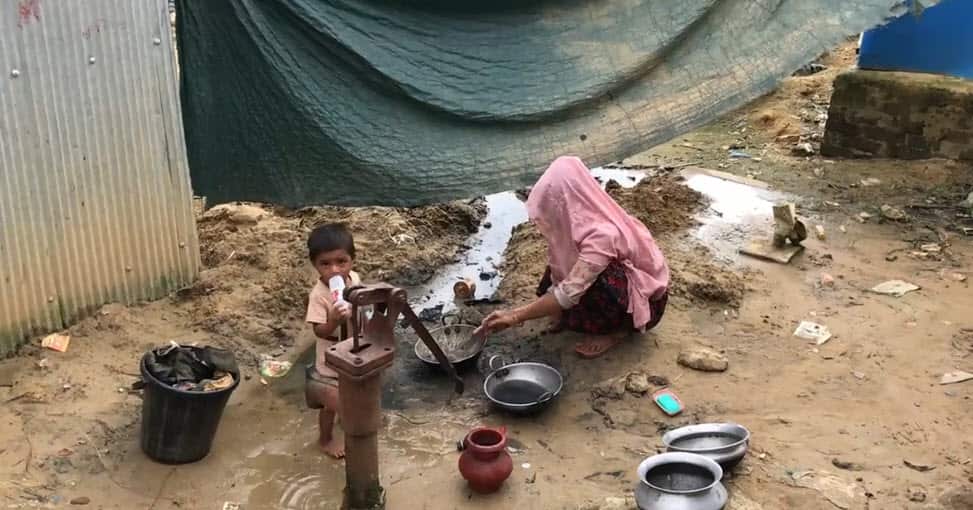 Thangkali Rohingya Refugee Camp Bangldesh