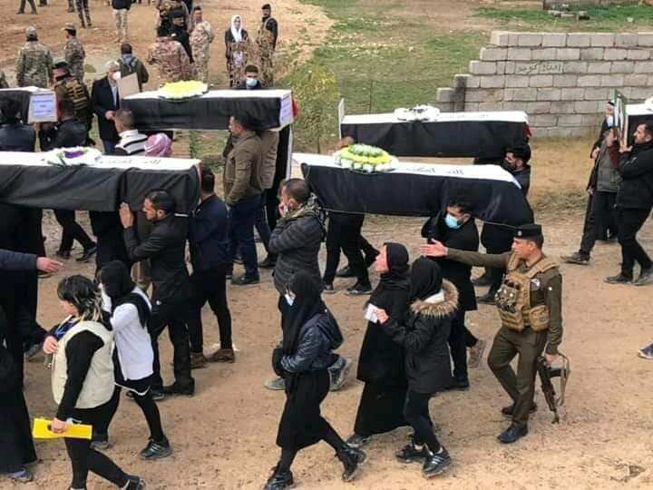 Yazidi victims discovered in mass graves