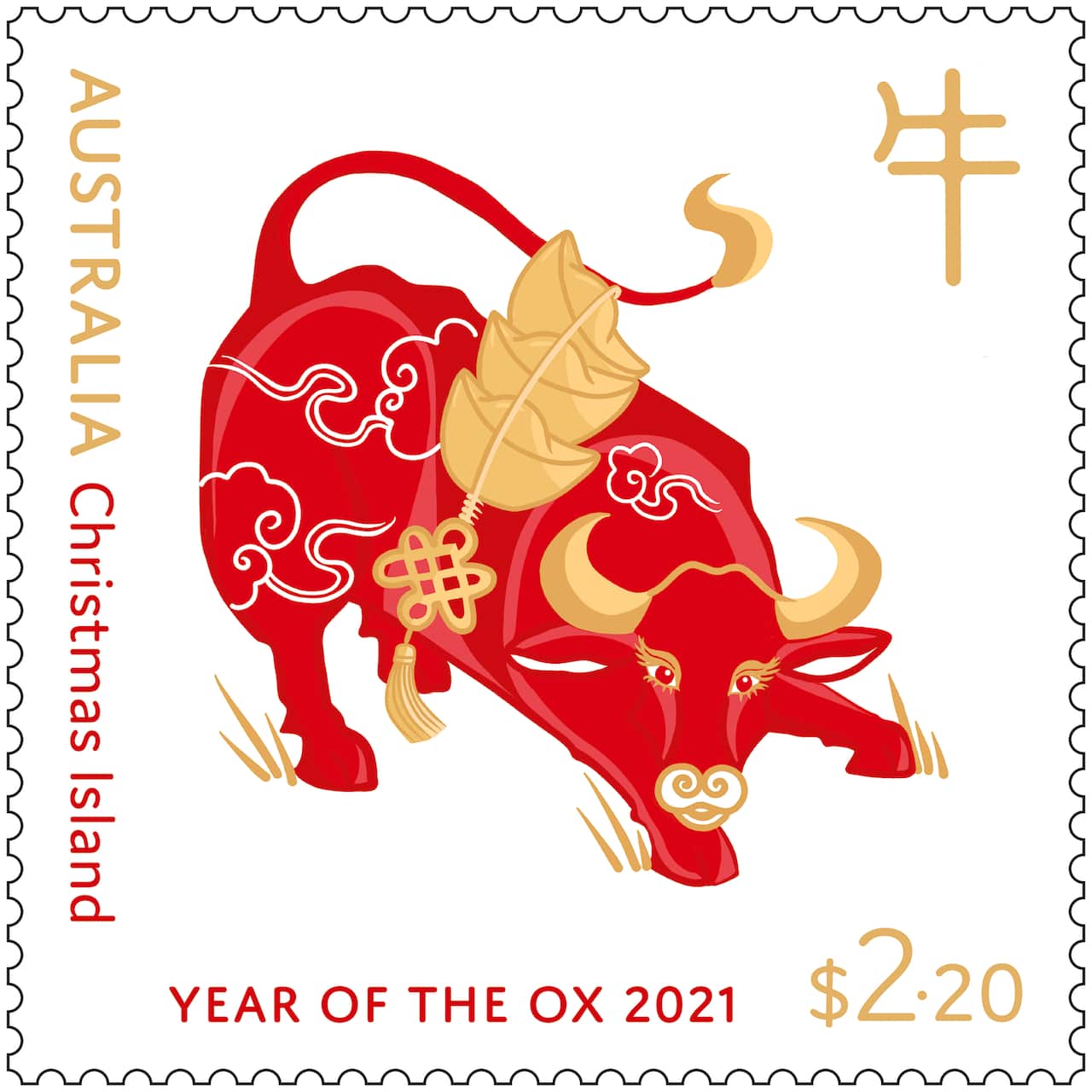 Australia Post released a set of new stamps to celebrate Year of Ox.