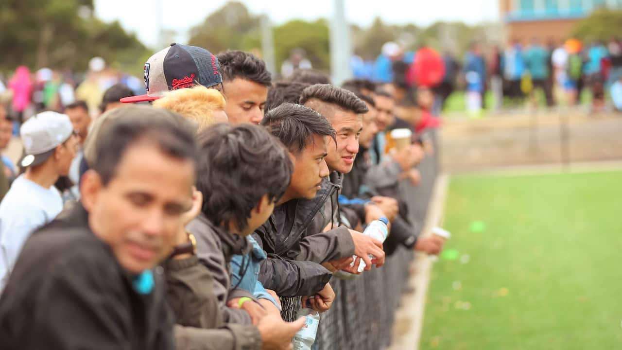 Nepali Football fans in Melbourne