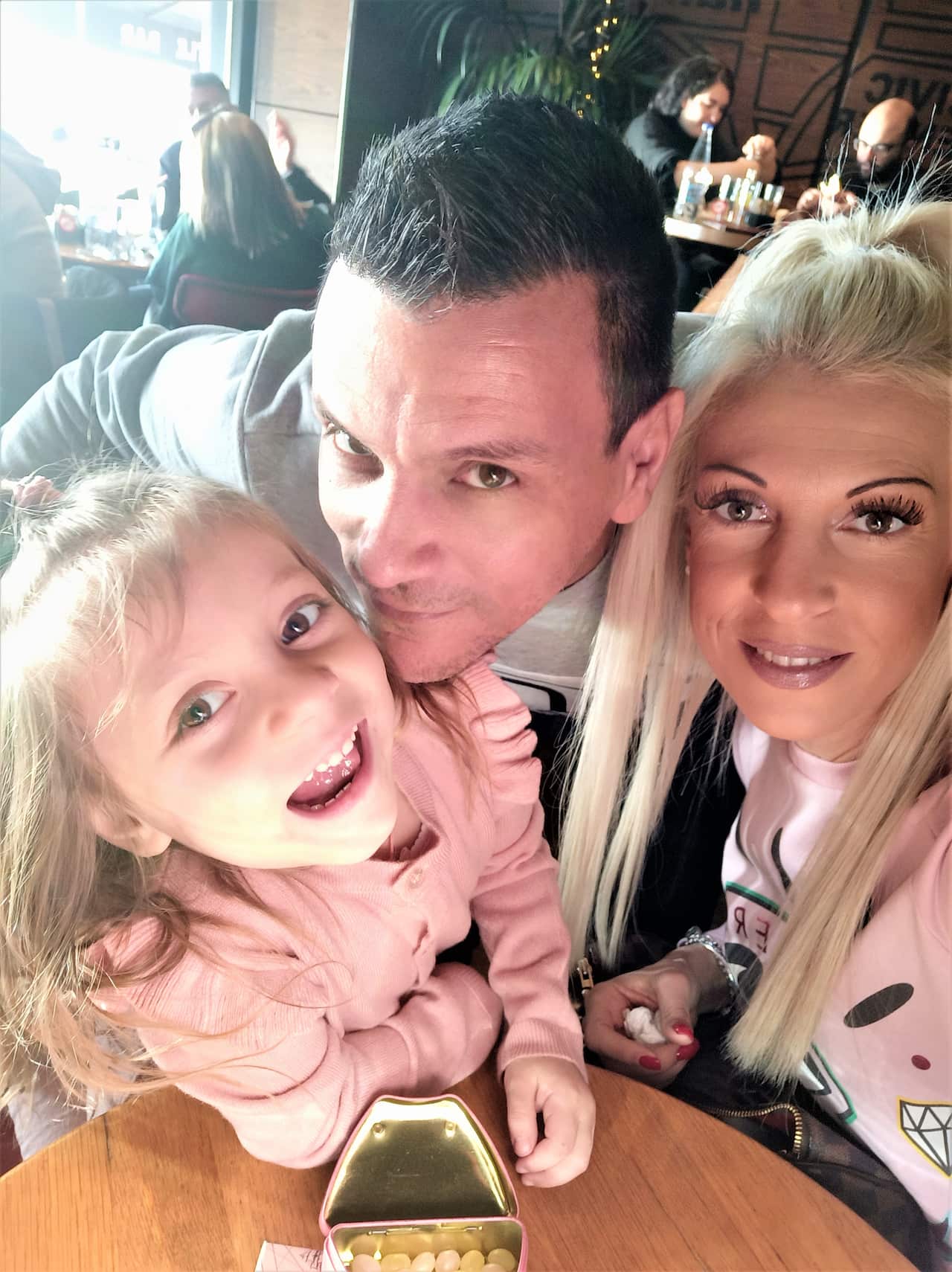 Yiannis Kountouras and his family. 