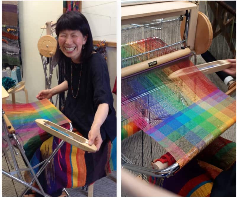 Rainbow Art Weaver Yoko Kawabata