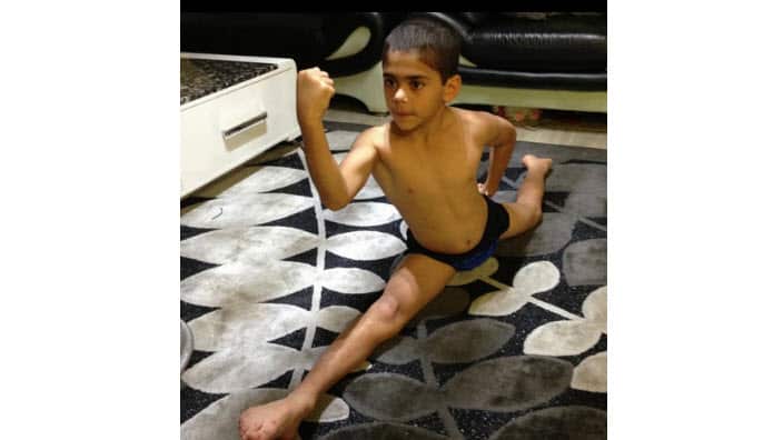 Alan Osman at a young age